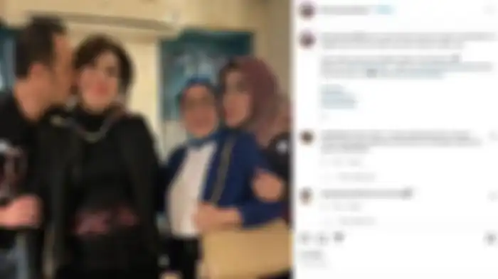 Pertemuan Ferry Irawan bersama sang ibu dengan Venna Melinda dan juga calon mertua. 