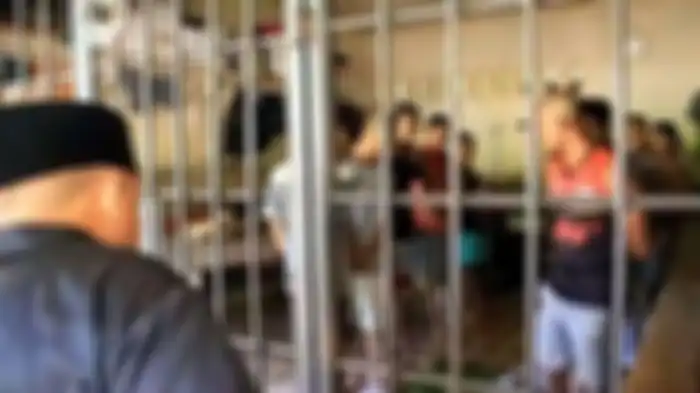 Foto tampang penghuni penjara di rumah Bupati Langkat tersebar. 