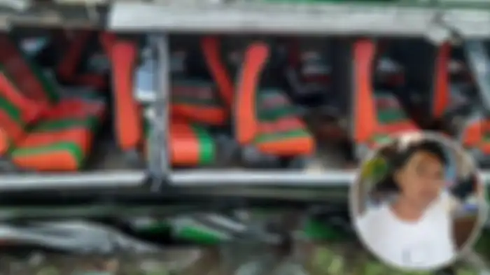 Muhammad Elko Pasa saksi mata kecelakaan maut bus   pariwisata di Bukit Bego, Kedung Buweng, Wukirsari,   Imogiri, Bantul.