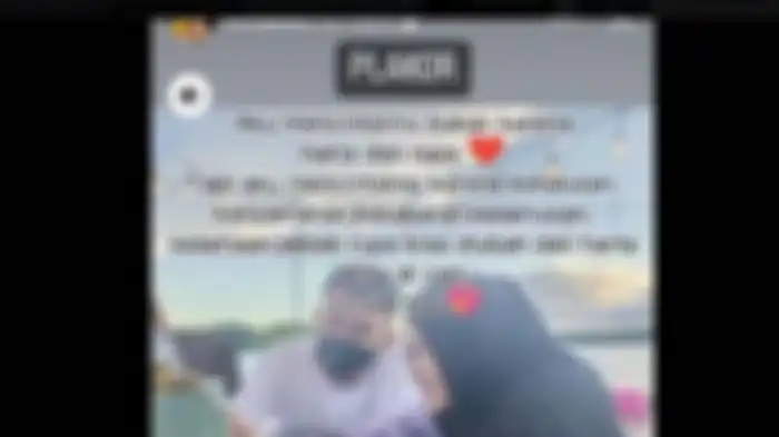 Unggahan seorang wanita yang diduga pelakor.