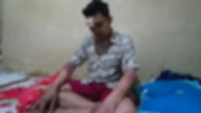 Kondisi Rohit setelah menjadi korban pengeroyokan oleh geng motor.