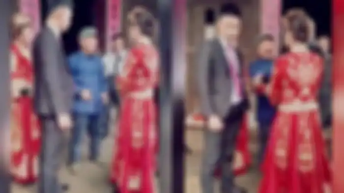 Matan pacar pengantin datang merusak pernikahan 