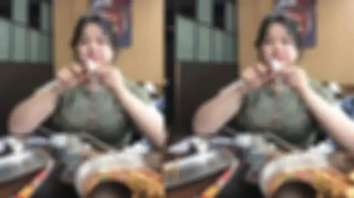 Nguyen Thi Thao Nho sebelum menjalani diet ketat.