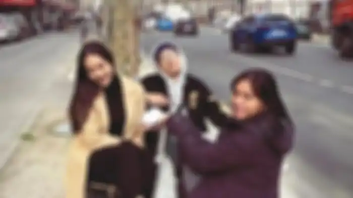 Momen kedekatan Anya Geraldine dan Alleia. 
