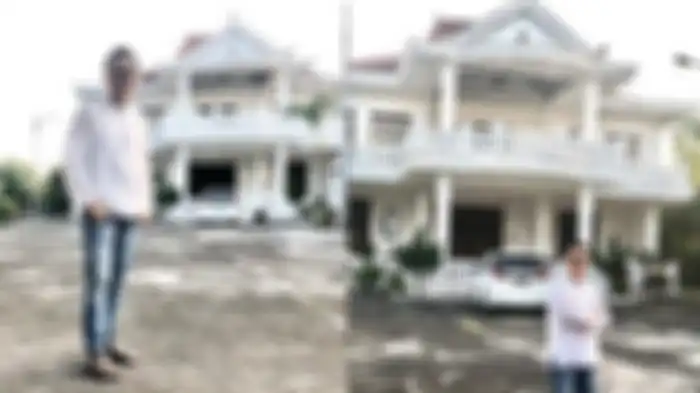 Rumah Eko Patrio di kampung halamannya. 