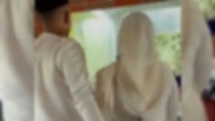Tangkapan layar video unggahan Fiena Nasir asal Malaysia