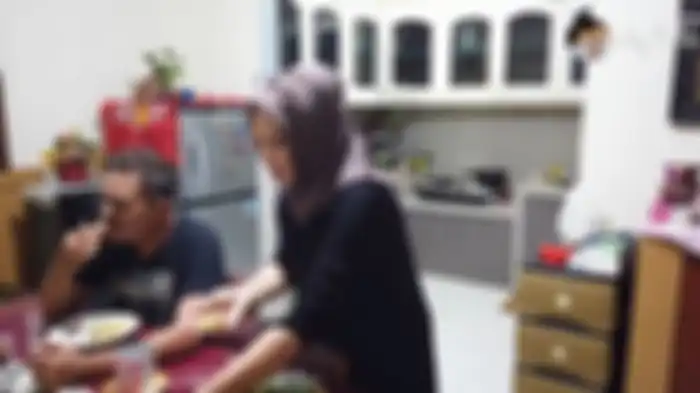 Dapur rumah orangtua Andhika