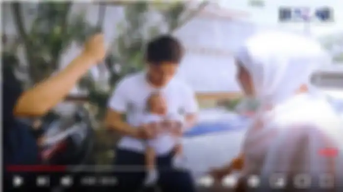 Baby L menangis saat mendengar suara Rizky Billar.