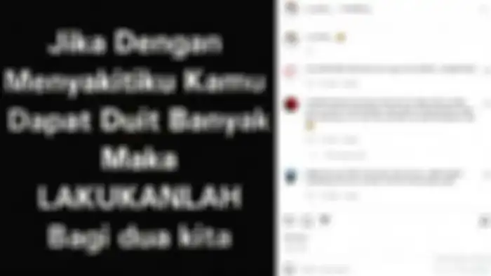 Postingan diduga akun Susi Latifah