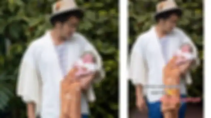 Baby Djiwa Saat Berada Di Gendongan Dimas Anggara