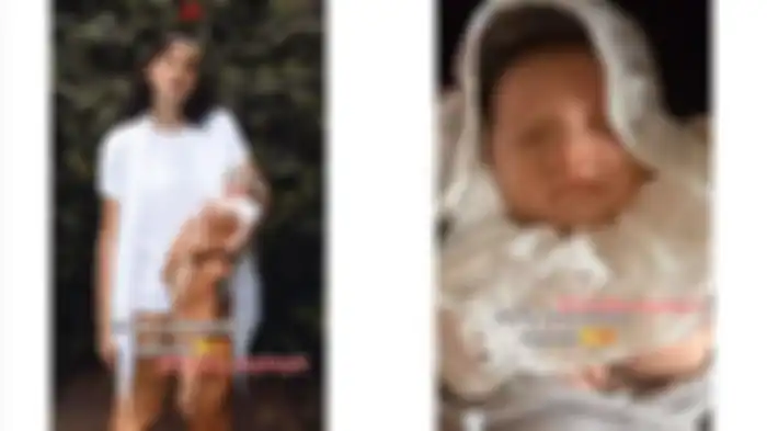 Potret Baby Djiwa Bersama Sang Ibu, Nadine Chandrawinata