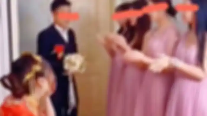 Truong tampang kaget bridesmaid calon suaminya adalah barisan para mantan