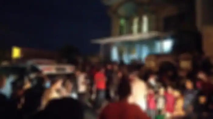 Lokasi rumah korban di Jalan Antara, Lubukpakam, Deliserdang pada Rabu (6/4/2022) sore