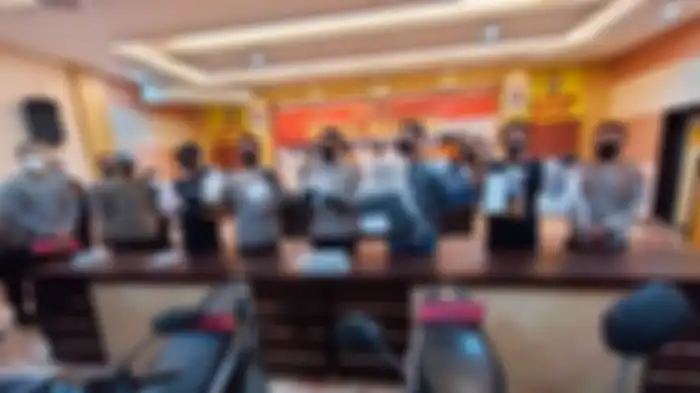 Press release pembunuhan berencana di Mapolrestabes Makassar Senin (18/4/2022) 