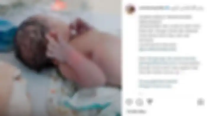 Cut Meyriska melahirkan anak kedua.