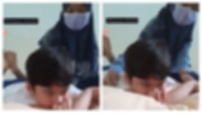 Rafathar menangis di pesantren