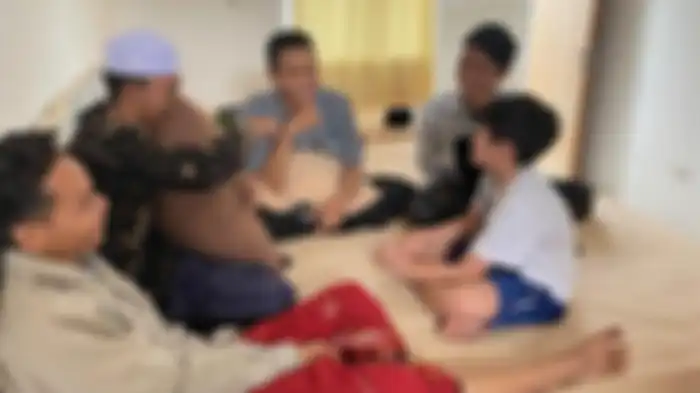 Rafathar bersama para pembimbing 