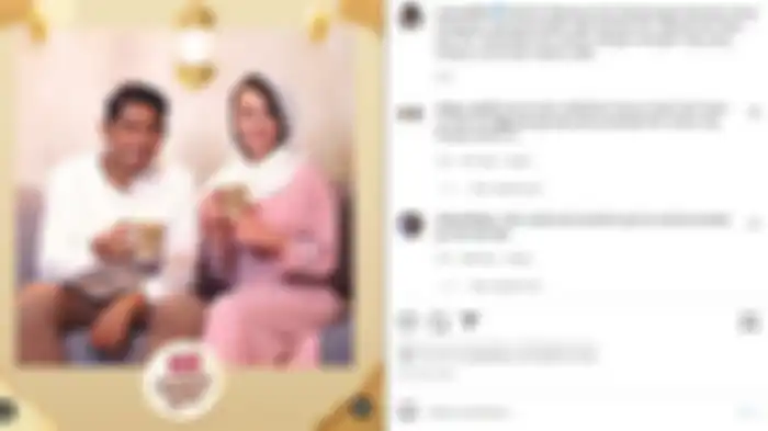 Arya Saloka posting momen lebaran bersama Amanda Manopo. 