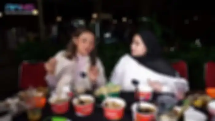 Najwa Shihab makan bareng Nagita Slavina di konten Rans Entertainment, Selasa (10/5/2022)