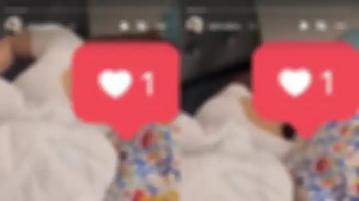 Iqlima Kim sempat merekam kondisi sakitnya dengan wajah tertutup stiker.