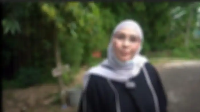 Lingkungan rumah Nani Wijaya yang asri