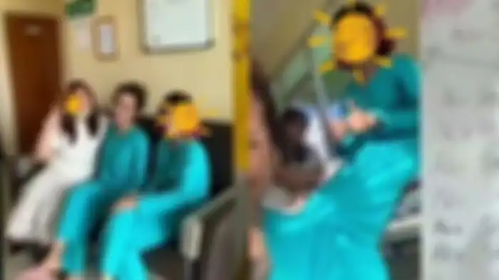 Penampilan Medina Zein di rumah sakit jiwa