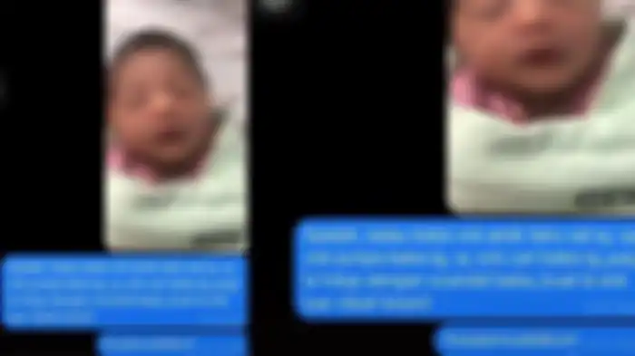 Chat Nabila minta suami adzankan bayi mereka.