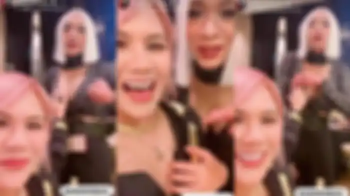 Unggahan Evelyn Nada Anjani saat bertemu sang mantan suami, Aming.