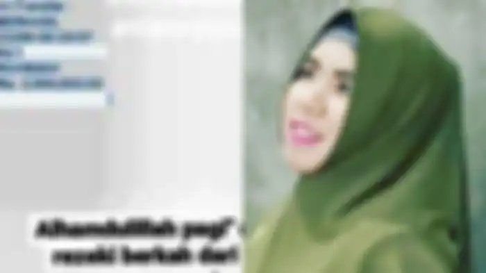 Rohimah bersyukur mendapat transferan uang dari seseorang 