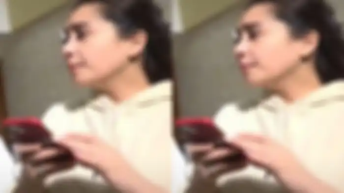 Nagita Slavina saat menjelaskan alasannya membeli iPhone baru.