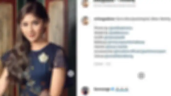 Komentar Kaesang di postingan Erina.