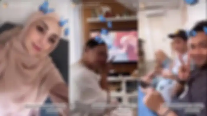 Celine Evangelista tampil berhijab saat rayakan Idul Adha bersama Wanda hara dan para rekannya.