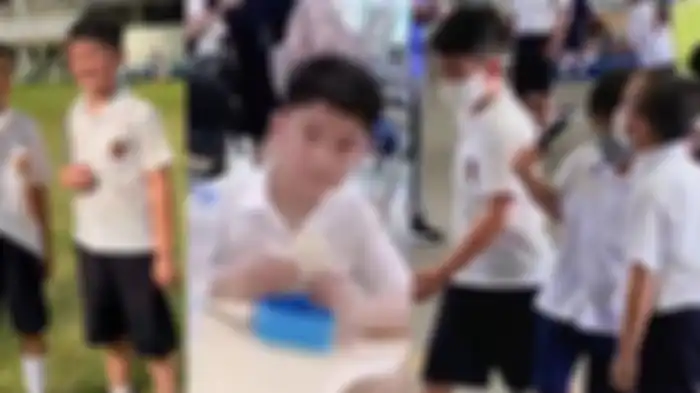 Momen Rafathar, putra sulung Raffi Ahmad dan Nagita Slavina saat berada di sekolah menjadi sorotan netizen. 