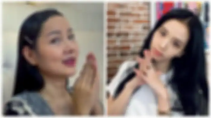 Lucinta Luna (kiri) mengaku dirinya mirip Jisoo BLACKPINK (kanan). 