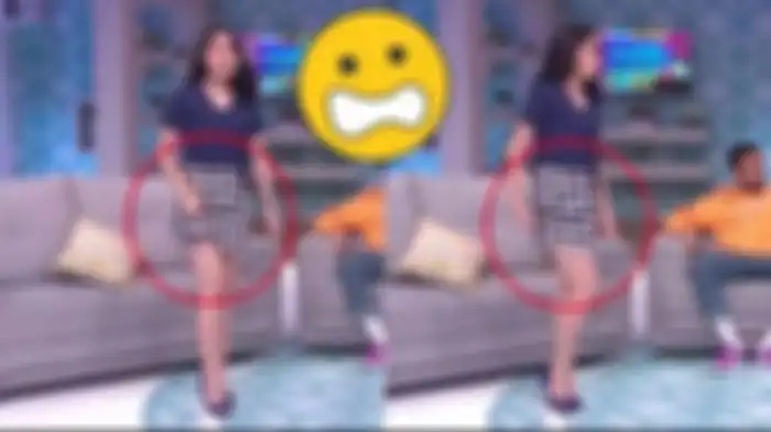Rok Ayu Ting Ting dikabarkan robek saat mengisi acara.