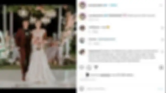 Wendy Walters mengganti caption di foto pernikahannya