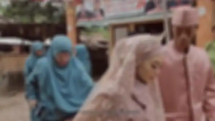 Foto pernikahan TIkToker Surya Manurung