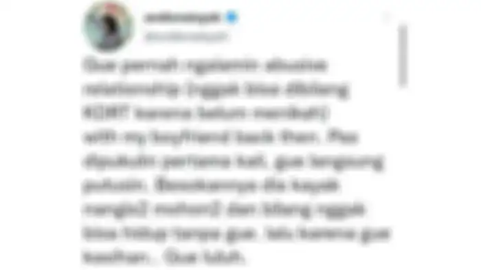 Andien cerita pernah alami kekerasan 