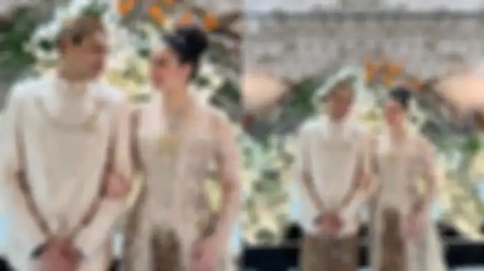 Chelsea Islan dan Rob Clinton bertunangan pakai baju adat jawa Kebaya