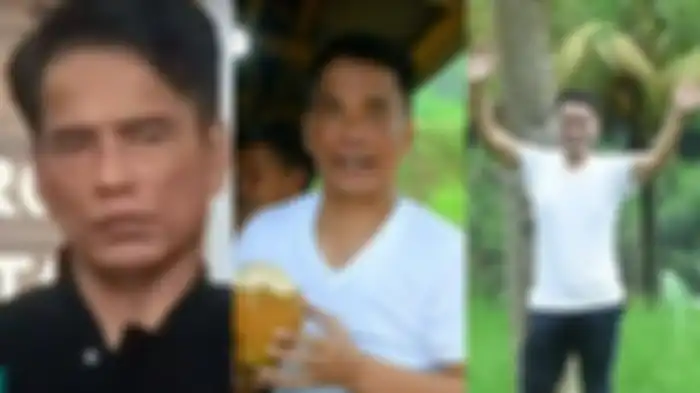 Kondisi Ayah Kejora saat ini (baju putih) menjadi sorotan usai KDRT Lesti Kejora.  