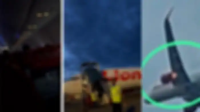 Detik-detik pesawat Lion Air JT-330 rute Jakarta-Palembang mendarat dengan sukses di Bandara Soekarno Hatta setelah mengalami mesin terbakar hingga meledak di ketinggian 3000 kaki.