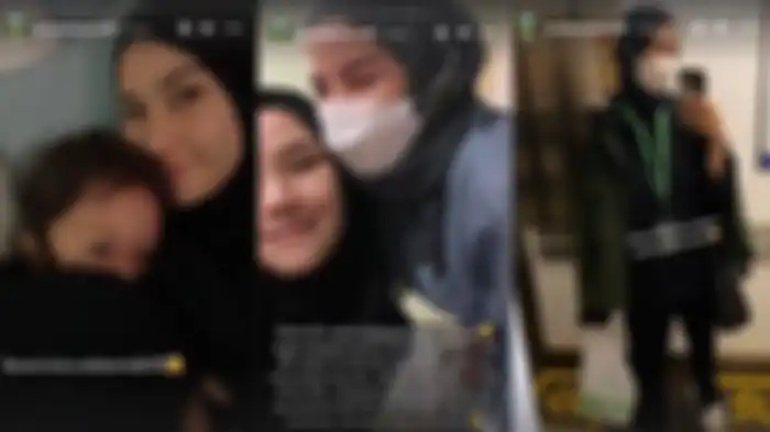 Unggahan Zaskia Adya Mecca saat anaknya dirawat di rumah sakit 