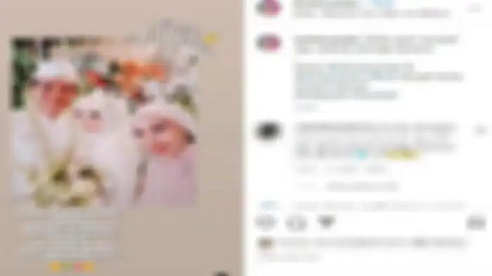 Foto pernikahan Teddy Syach