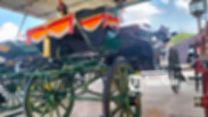 Penampakan kereta kuda Jokowi yang bakal ditumpangi Kaesang dan erina saat Kirab