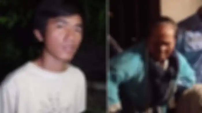 Sosok Tiko (kiri), pemuda 23 tahun yang urus ibundanya seorang diri di rumah mewah tanpa air dan listrik