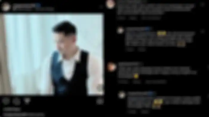 Pada unggahan terdahulu, Angga Wijaya sempat mem-posting potret dirinya dan menyematkan lagu berjudul Tak Kan Hilang milik Budi Doremi. 