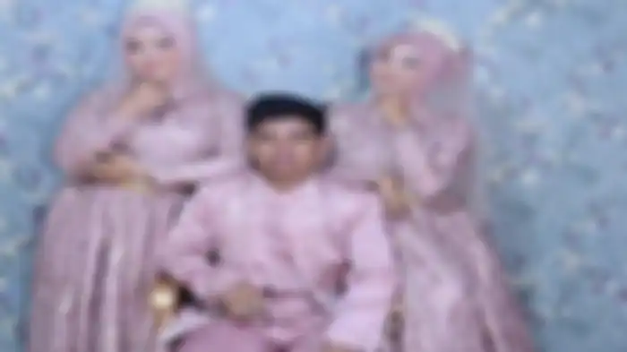 Rio Kartonis, Desi Lastari dan Suci Ramadani saat foto prewedding. Rio Pria Bakal Nikahi 2 Wanita Sekaligus di MUBA  