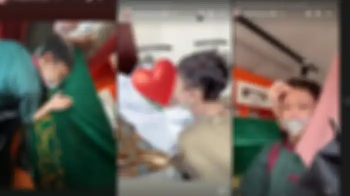 Tangis anak iqbal pakula pecah saat mengantar jenazah sang ayah