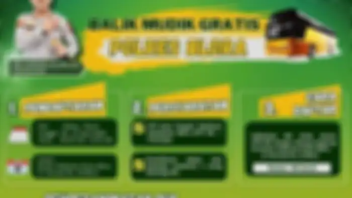 Info balik mudik gratis dari Polres Blora.