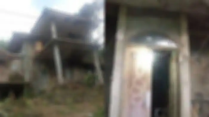 Penampakan rumah Dokter Wayan di Desa Karanganyar, Kecamatan Klari, Kabupaten Karawang.